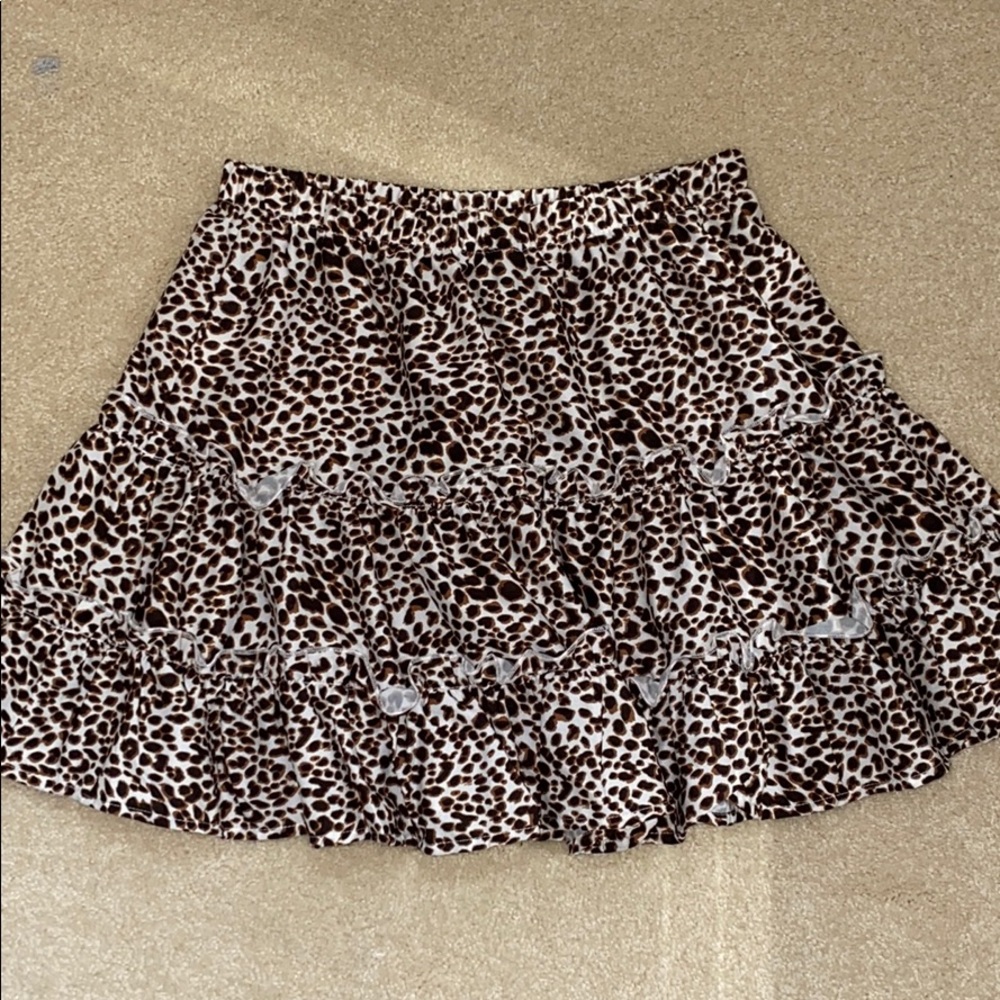 Shein Cheetah Skirt